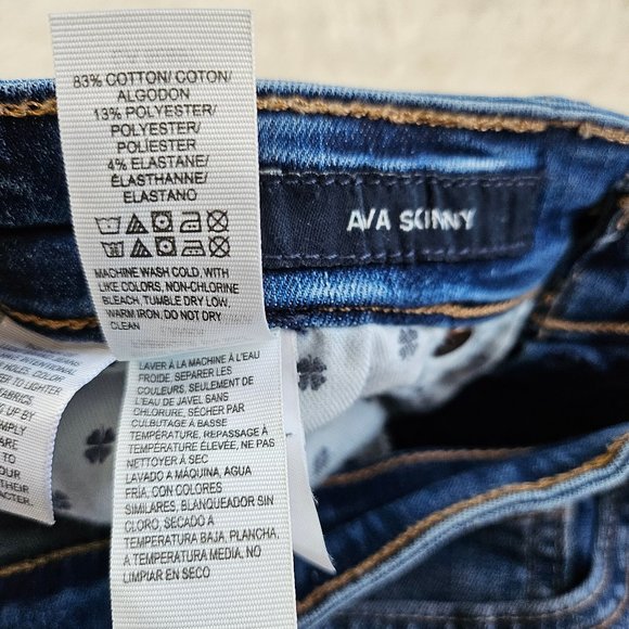 Lucky Brank Women's Blue Ava Skinny Denim Jeans Size 4/27 - Picture 11 of 12